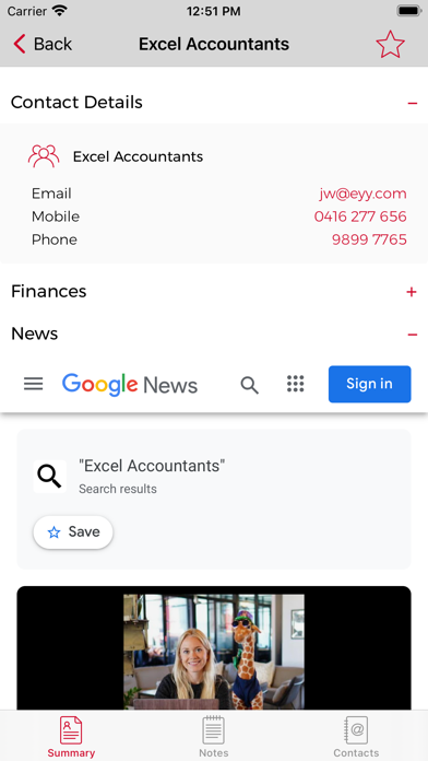 RedView CRM Screenshot