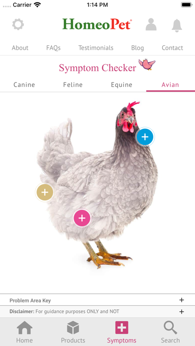 HomeoPet Natural Pet Care App Screenshot