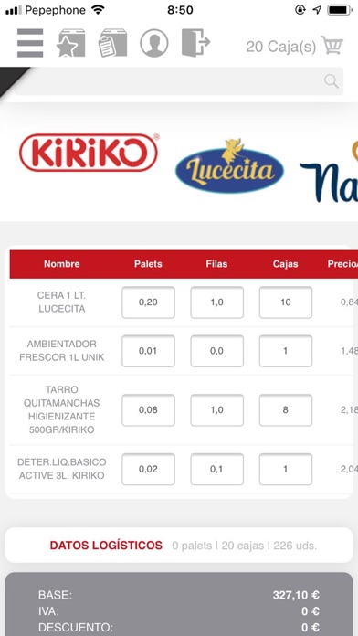 CASA KIRIKO B2B Screenshot