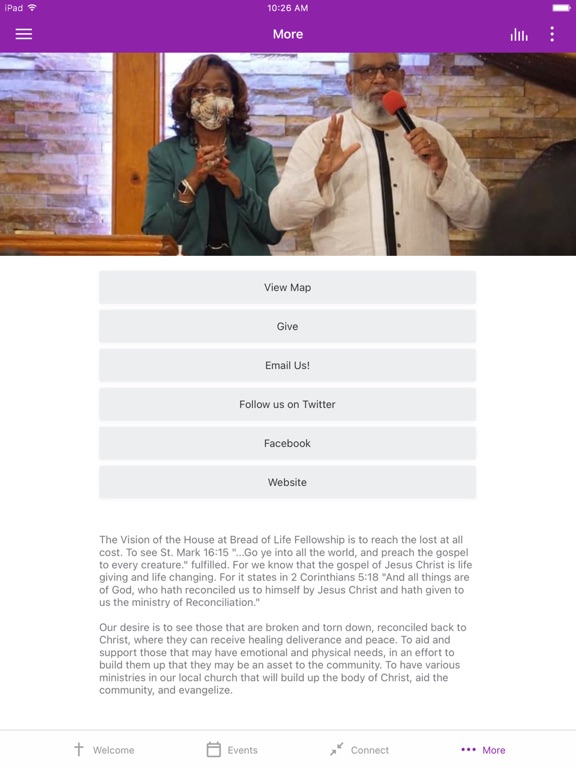 Bread Of Life World iPad screenshot 3 - Education app