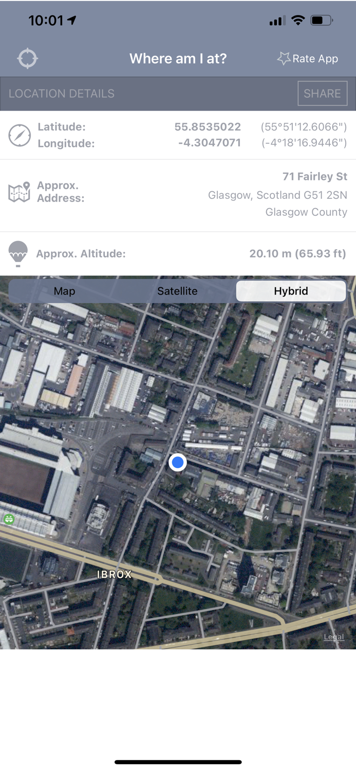 Where Am I At - GPS Maps App