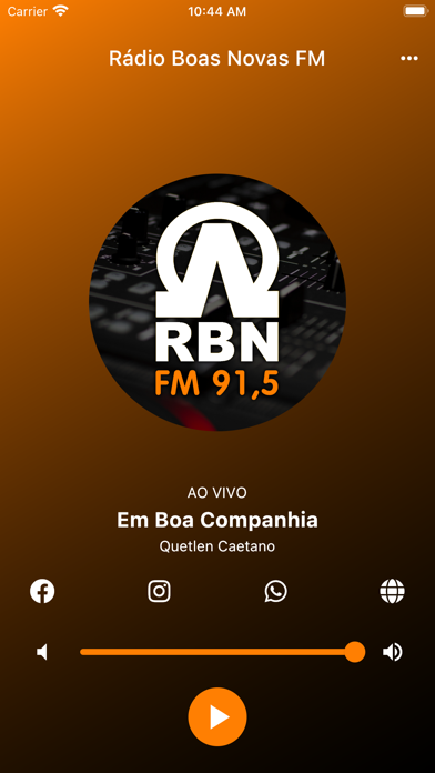 Rádio Boas Novas FM Screenshot