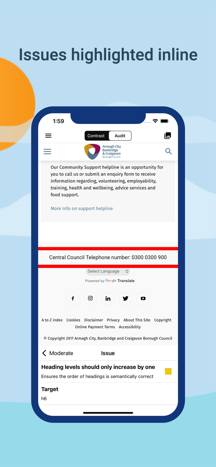 A11Y Audit  Color Contrast