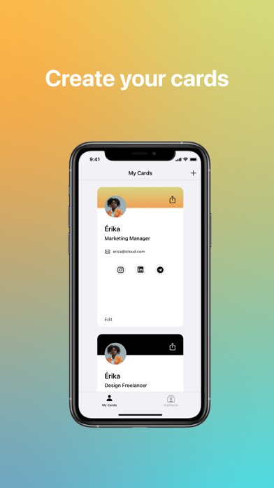 Connect Card Screenshot