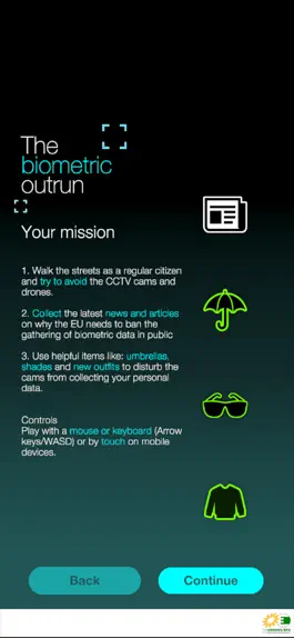 Game screenshot The biometric outrun apk