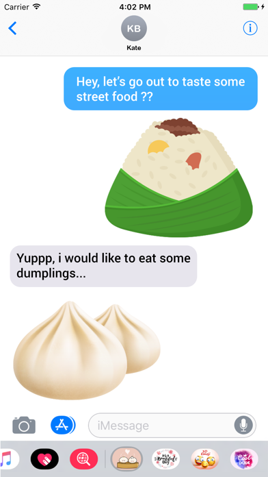 How to cancel & delete Dumplings Stickers Soft from iphone & ipad 3