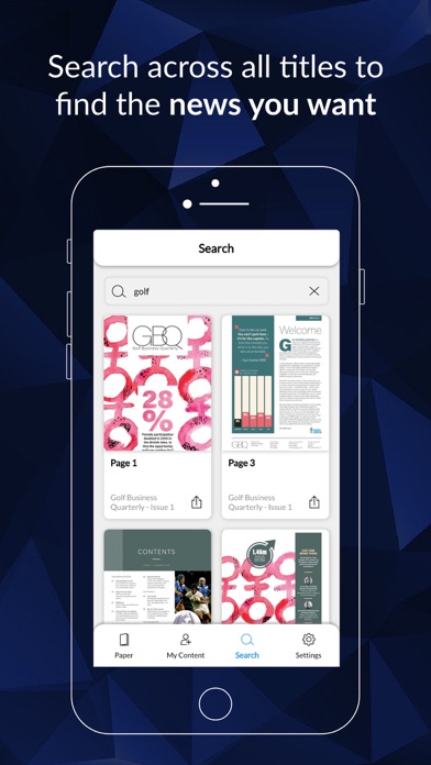 Golf Business Quarterly Screenshot