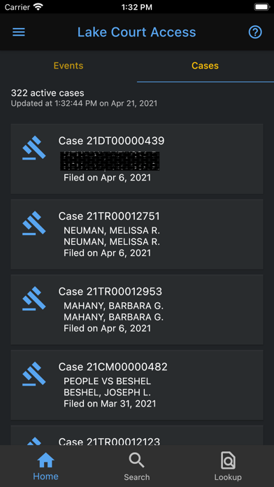 Lake Court Access Screenshot