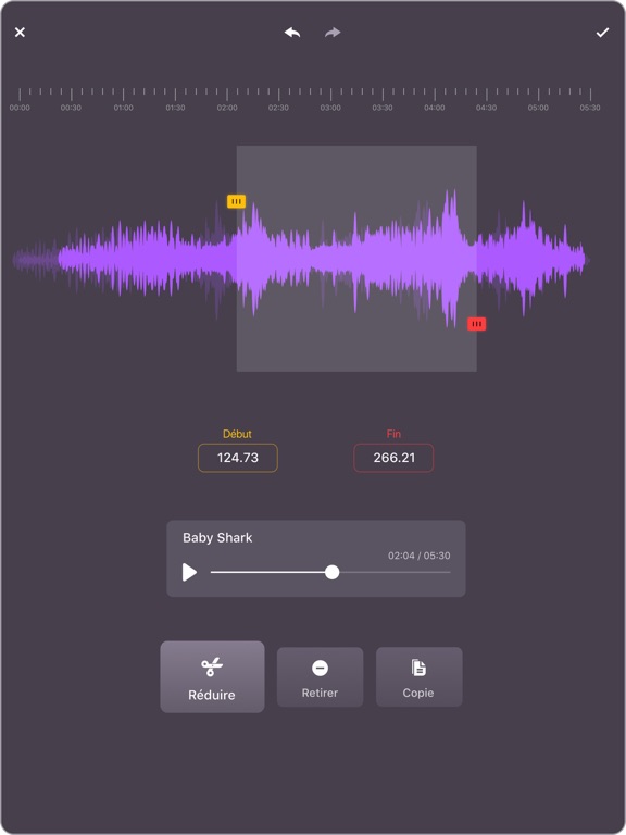 Screenshot #4 pour Éditeur audio - mix musique