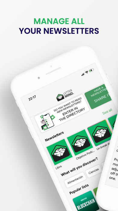 Lettermind - Newsletter Search Screenshot