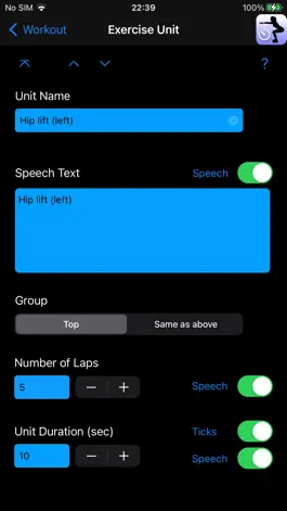 Game screenshot Workout Speech Timer hack