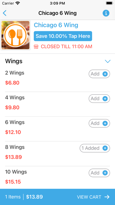 Chicago 6 Wings Screenshot
