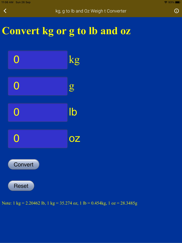 kg to lb weight converter