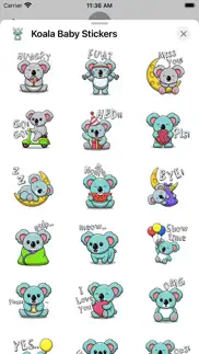 koala baby stickers iphone screenshot 3