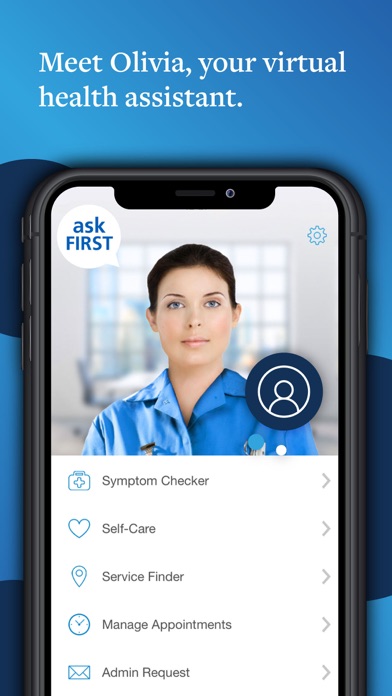 Screenshot #1 pour AskFirst (formerly Ask NHS)