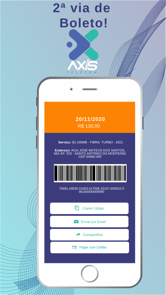 #2. AXIS TELECOM (iOS) By: HubSoft