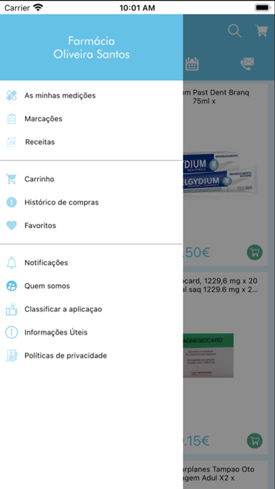 Farmacia Oliveira Santos Screenshot