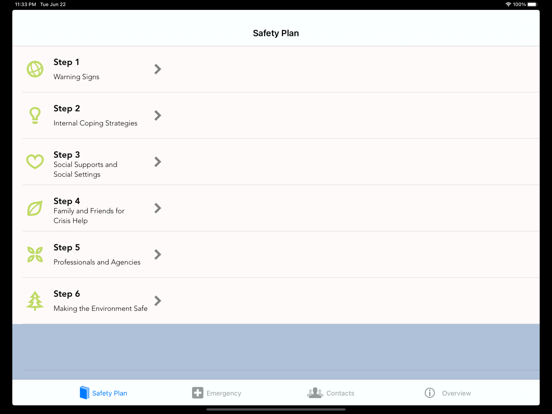 Screenshot #4 pour Stanley-Brown Safety Plan