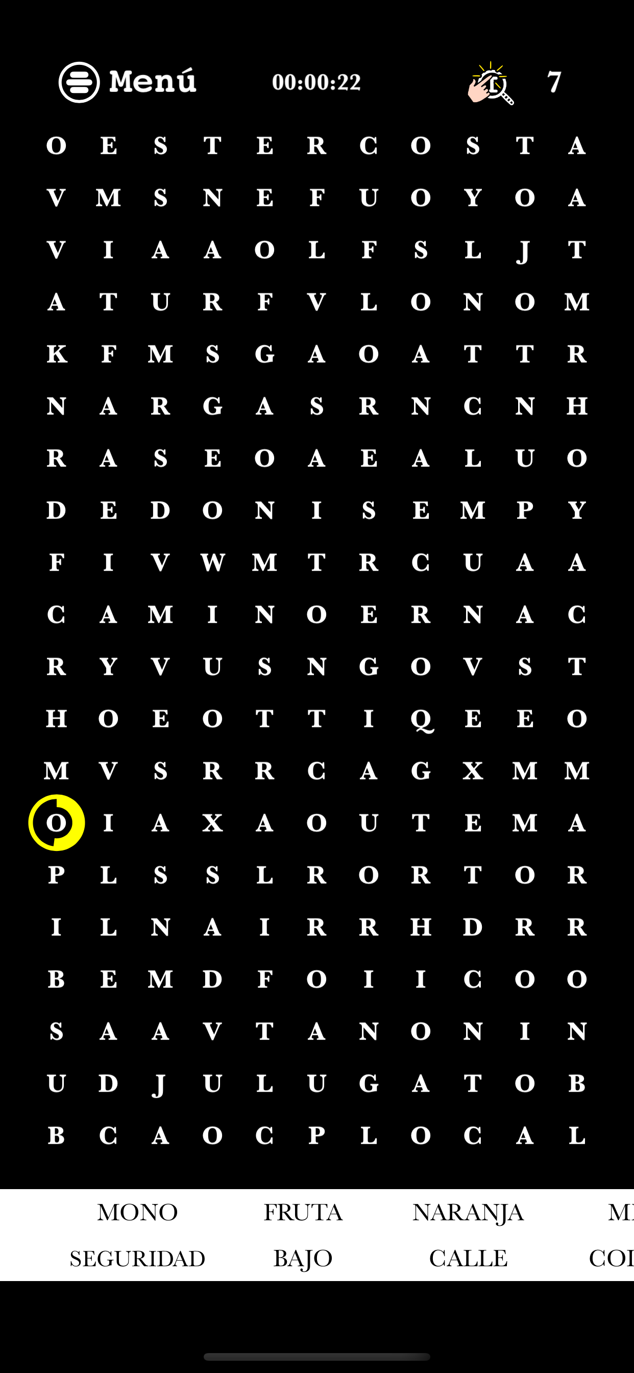 Sopa de Letras Español Diaria