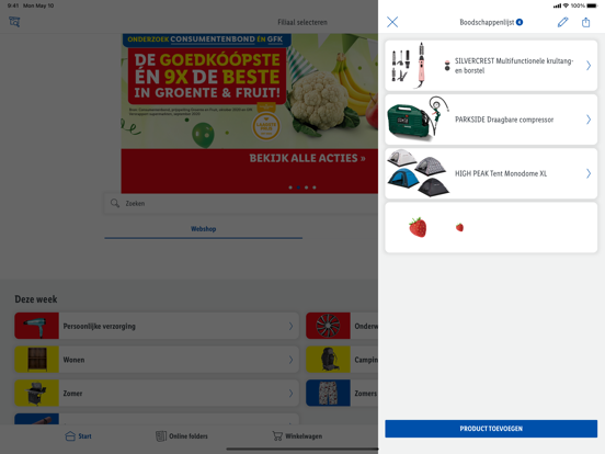 Lidl Shop iPad app afbeelding 4