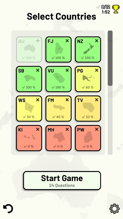 Countries of Oceania Quiz