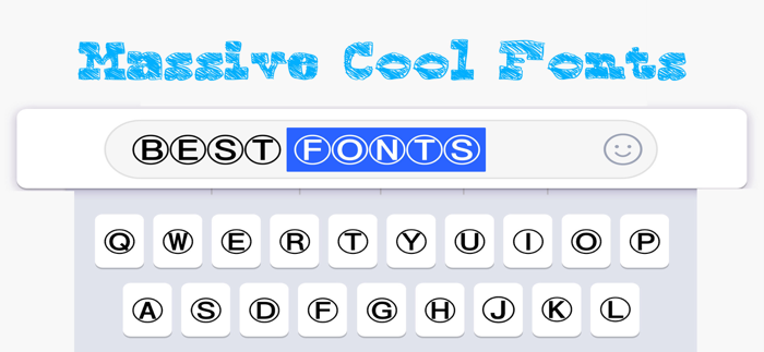 App fonts aesthe­t­i­c Emoji