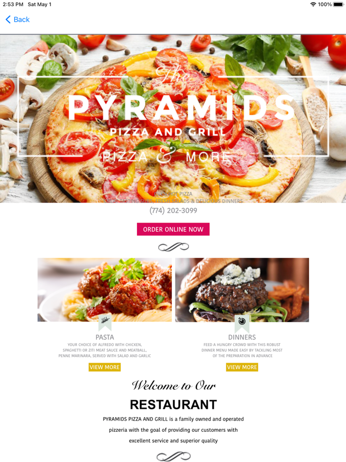 Pyramid Pizza and Grill