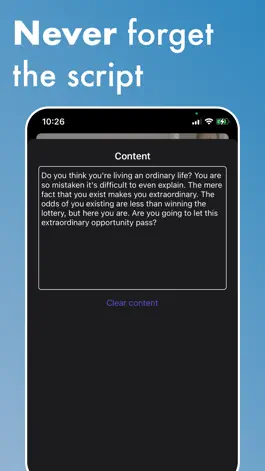 Game screenshot Teleprompter Pro hack