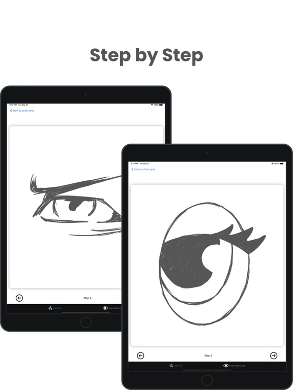 Screenshot #5 pour Learn to Draw Eyes ・