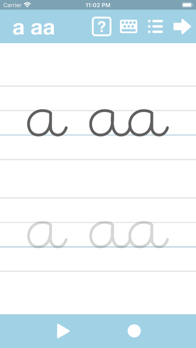 Screenshot #1 for Cursive Writing App@ abCursive