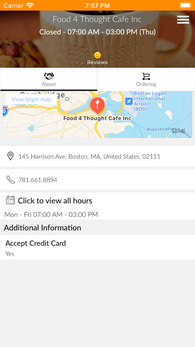 Food 4 Thought Cafe Screenshot