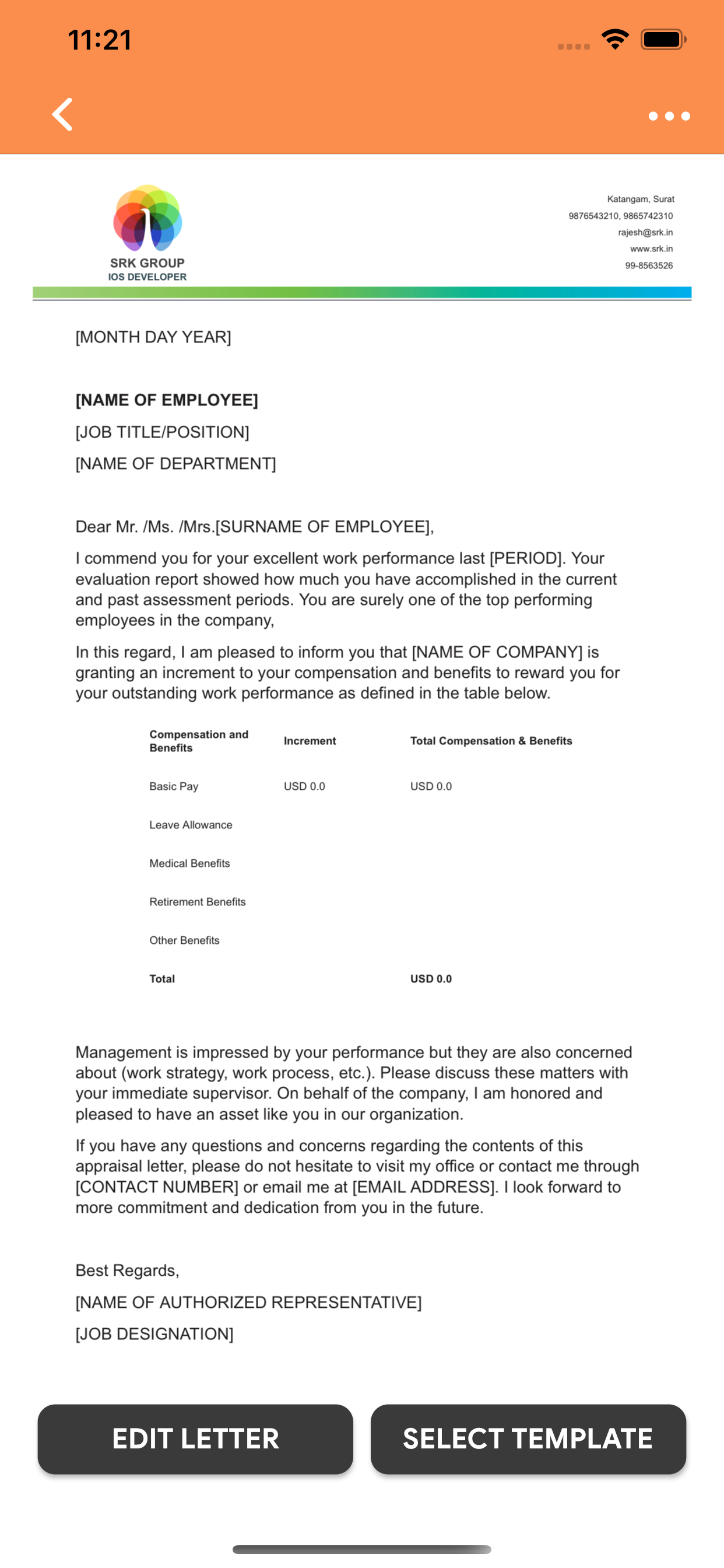 Professional Letterhead Maker