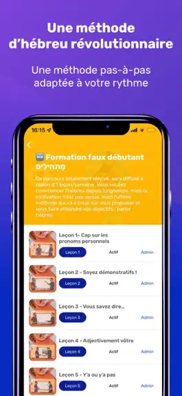 Game screenshot À cours d'hébreu - l'oulpan mod apk
