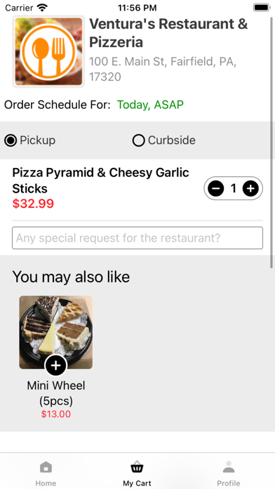 Ventura's Restaurant Screenshot