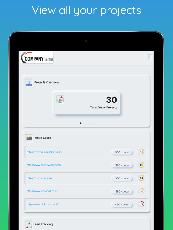 Brand360 – Marketing Dashboard iPad screenshot 2 - Business app