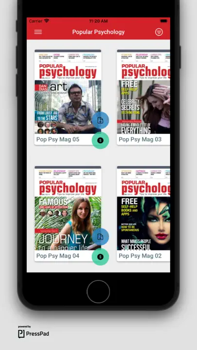 Popular Psychology Magazine iPhone Screenshot 1