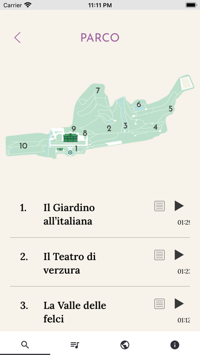 Villa Carlotta - Audioguida Screenshot