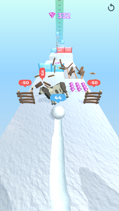 Snowball Effect 3D Screenshot