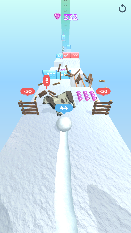 #10. Snowball Effect 3D (iOS) 由: Small Beautiful