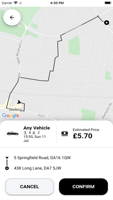 Carlton Cars Minicabs Screenshot