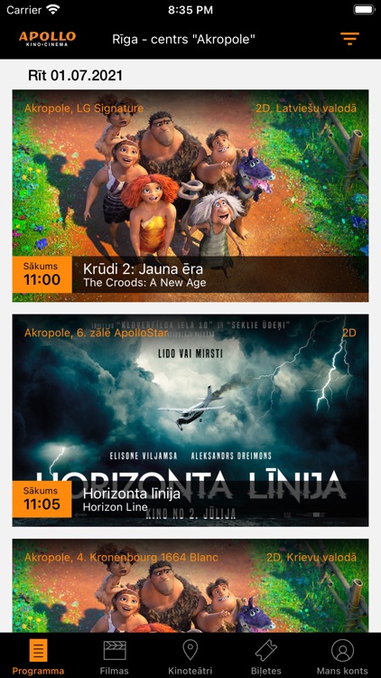 Apollo Kino Latvija by Apollo Kino OÜ
