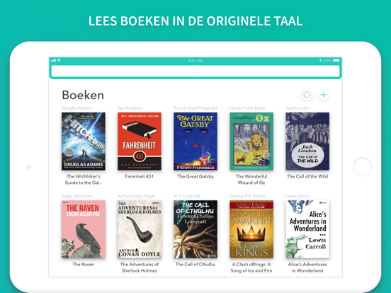 Bukus: e-Boeken in het Engels iPad app afbeelding 1
