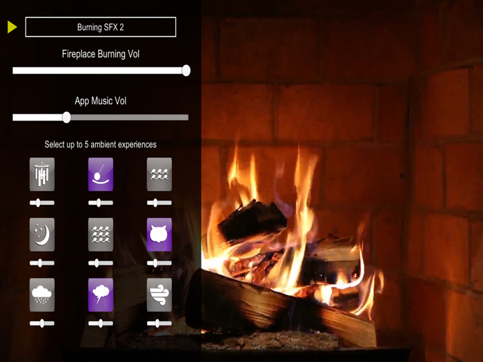 Virtual Fireplace In HD