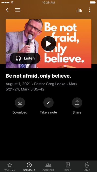 Global Vision Bible Church Screenshot