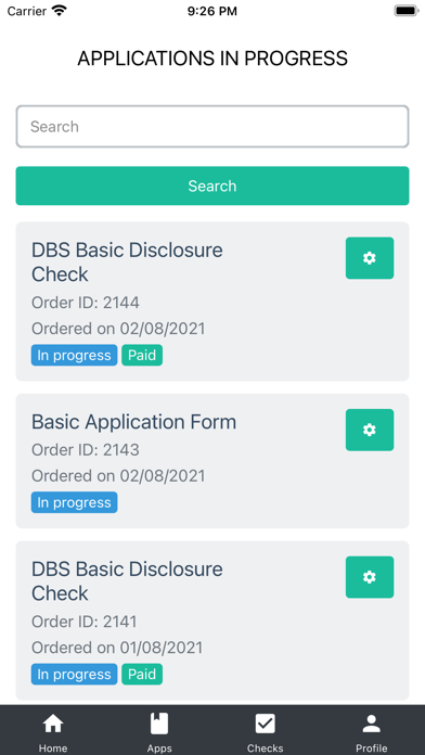 Employment Check App Screenshot