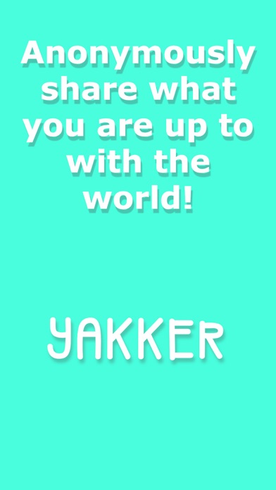 Yakker share anonymously Screenshot