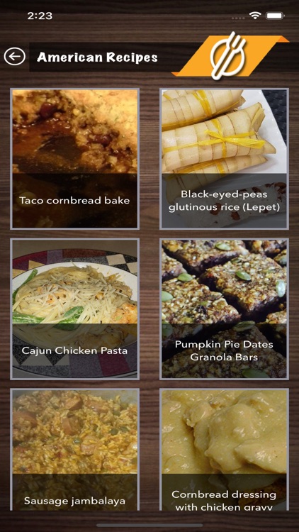 American Recipes - Mobbijoy