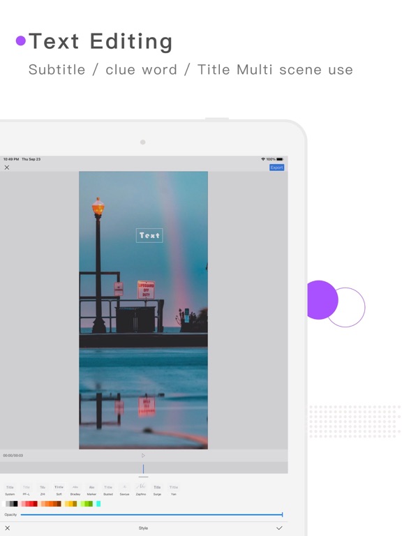 Screenshot #5 pour Shot Cute-video editor