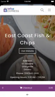 east coast fish & chips iphone screenshot 2