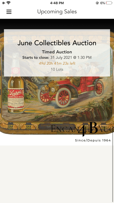 4B Auction Screenshot